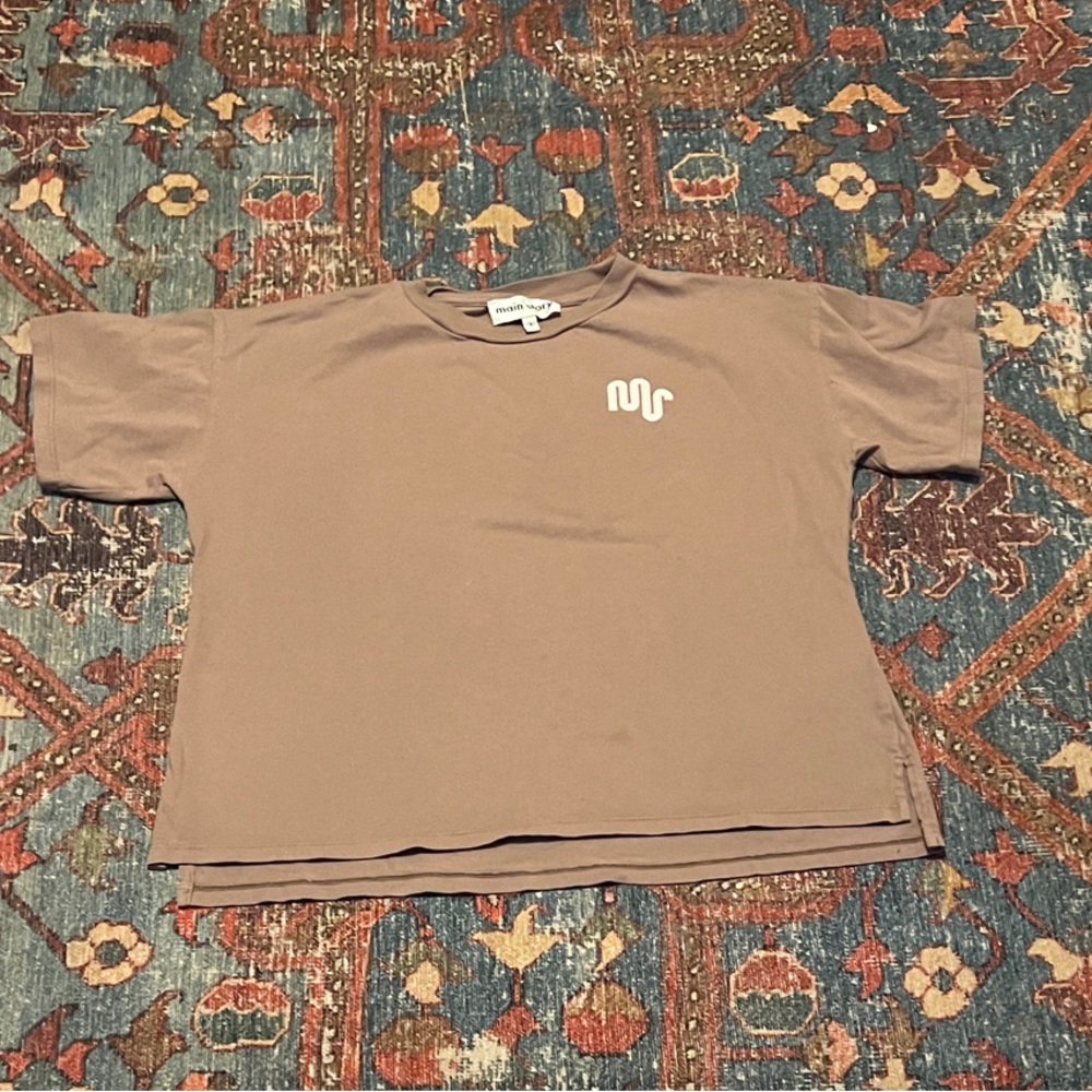 Kids Short Sleeve Tee - Taupe